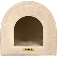 Домик для собак и котов Barksi Hutka бежевая 55x55x55 см 2531-D