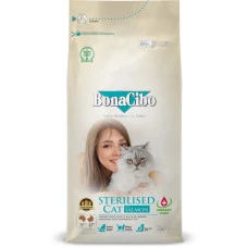 Сухой корм для стерилизованных котов BonaCibo Adult Cat Sterilized с лососем 2 кг BC407011
