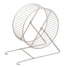 Бігове колесо для білок та бурундуків Ferplast L28 Squirrel Wheel біле 24x25 см - Ø 20,5 см 93233001