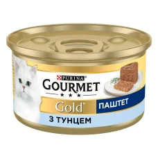 Влажный корм для котов Gourmet Gold паштет с тунцом 85 г 12592130