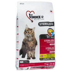 Сухой корм для взрослых котов 1st Choice Sterilized Chicken для стерилизованных кошек со вкусом курицы 10 кг (65672266109)