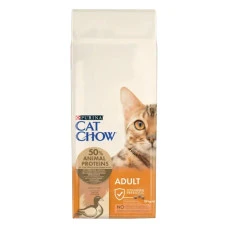 Сухой корм для взрослых котов Cat Chow Adult с уткой 15 кг 12293142