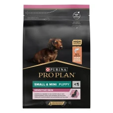 Сухий корм для цуценят дрібних порід із чутливою шкірою Purina Pro Plan Small & Mini Puppy Sensitive з лососем 3 кг 12272619