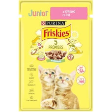 Влажный корм для котят Friskies Junior с курицей в подливке 85 г 12554768