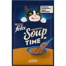 Влажный корм для котов Felix Soup с курицей 48 г 12537451