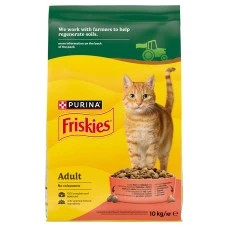 Сухой корм для котов Friskies Adult с курицей и овощами 10 кг 12460692