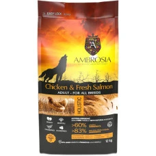 Сухий корм для дорослих собак великих порід Ambrosia Grain Free Dog Adult Chicken & Fresh Salmon з куркою та свіжим лососем 2 кг 1305587