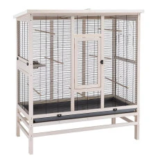 Клітка для канарок та маленьких птахів Ferplast Wilma Large Wooden Aviary 131,5x67x153 см 56160814