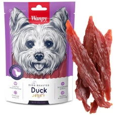 Лакомство для собак Wanpy Duck Jerky вяленое филе утки 100 г