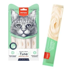Жидкие лакомства для котов Wanpy Creamy Lickable Treats Tuna Scallop тунец с гребешком 70 г 6927749871101