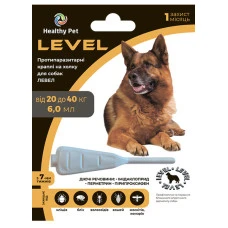 Капли LEVEL противопаразитарные для собак 20-40 кг 6,0 мл 209893