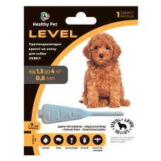 Капли LEVEL противопаразитарные для собак 1,5-4 кг, 0,8 мл 209862