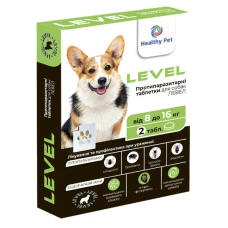 Таблетки от блох и клещей Level Healthy pet для собак 8-16 кг ЦЕНА ЗА 1 ШТ 