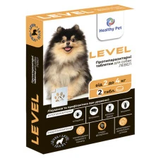 Таблетки от блох и клещей Level Healthy pet для собак 2-4 кг ЦЕНА ЗА 1 ШТ 205043