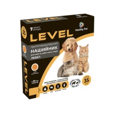 Нашийник протипаразитарний LEVEL для собак і кішок 35 см помаранчевий 303947