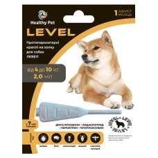 Капли LEVEL противопаразитарные для собак 4-10 кг, 2,0 мл 209879