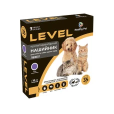 Нашийник протипаразитарний LEVEL для собак і кішок 35 см фіолетовий 103916
