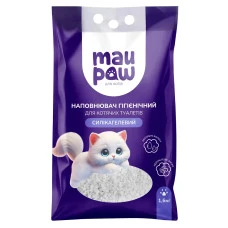 Наповнювач для котячого туалету MAU PAW силікагелевий 3.8 л 1227059