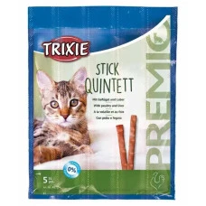 Ласощі для котів Trixie Premio Stick Quintett домашній птах і печінка 5 г TX-42724