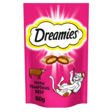 Лакомство для котов Dreamies Cat подушечки c говядиной 60 г