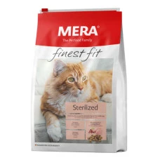 Сухой корм для стерилизованных котов MERA finest fit Sterilized со свежим мясом птицы и клюквой 10 кг 34045