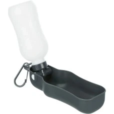 Поїлка розкладна дорожня з мискою Trixie Bottle with Bowl чорна 250 мл TX-2462-blc