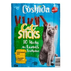 Ласощі м'ясна паличка для котів Coshida Cat Sticks зі смаком баранини та індички 5 г 89142478