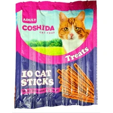 Ласощі м'ясна паличка для котів Coshida Cat Sticks зі смаком лосось із фореллю 5 г 89142461