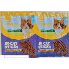Ласощі м'ясна паличка для котів Coshida Cat Sticks зі смаком птиці та печінки 5 г 89142485