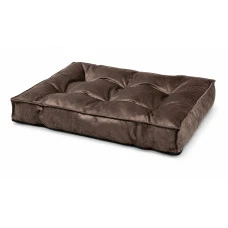 Лежак для собак и котов Мarkusha Cozy коричневый 100x75 см