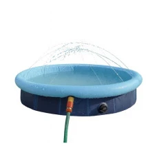 Бассейн для собак Nobby Splash S с фонтанчиками голубой 80x20 см 62297