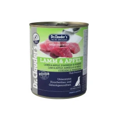 Вологий корм для собак Dr.Clauder's Selected Meat Lamb & Apple ягня та яблуко 400 г 32260400