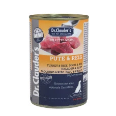 Вологий корм для собак Dr.Clauder's Selected Meat Turkey & Rice 400 г з індичкою та рисом 22443000