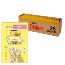 Влажный корм для котят Friskies Junior с курицей в подливке 85 г x 26 12554768
