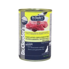 Вологий корм для собак Dr.Clauder's Selected Meat Turkey, Duck & Potato індичка, качка та картопля 400 г 32448000