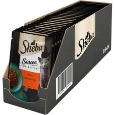 Вологий корм для котів Sheba з яловичиною у соусі 85 г x 28 460574