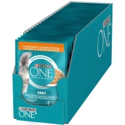 Влажный корм для котов Purina One Adult с курицей и бобами 85 г x 26 12500562