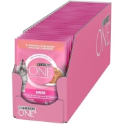 Влажный корм для котят Purina One Junior с лососем и морквой 85 г x 26 12500566