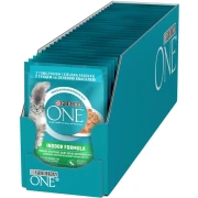 Влажный корм для котов Purina One Indoor с тунцом и бобами 85 г x 26 12500564