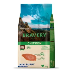 Сухий корм для цуценят малих порід Bravery Chicken Mini Puppy з куркою 7 кг 04PE007000.0002.0060