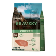 Сухий корм для цуценят середніх та великих порід Bravery Chicken Puppy Large/Medium з куркою 12 кг 04PE012000.0011.0036