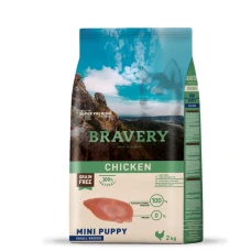 Сухий корм для цуценят малих порід Bravery Chicken Mini Puppy з куркою 2 кг 04PE002000.0005.0192