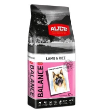 Сухой корм для собак средних пород Alice Balance Lamb and Rice с ягненком и рисом 17 кг 5997328300798