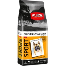 Сухий корм для собак середніх порід Alice Sport Chicken and Vegetable з куркою та овочами 17 кг 5997328300774