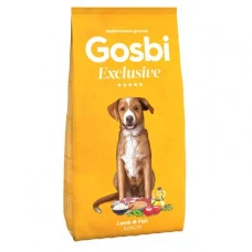 Сухий корм для цуценят середніх порід Gosbi Exclusive Lamb&Fish Medium Junior з ягням та рибою 3 кг