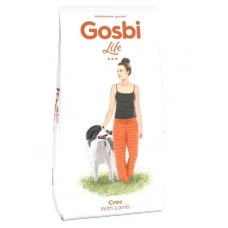 Сухий корм для собак усіх порід Gosbi Life Croc With Lamb з куркою та ягням 12 кг