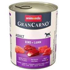 Вологий корм для собак Animonda Gran Carno Adult з яловичиною та ягнятим 800 г 82742