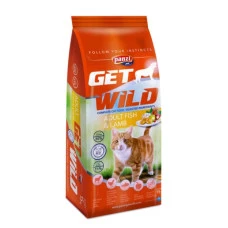 Сухий корм для котів Panzi Get Wild Fish & Lamb з рибою та ягнятим 15 кг 5998274307954