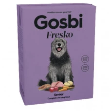 Вологий корм для собак Gosbi Fresko Senior індичка та лосось 375 г