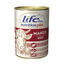 Вологий корм для собак LifeDog Nutrition Plus Beef з яловичиною 400 г 20031